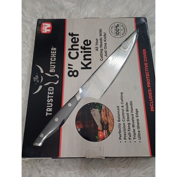 Néw Trusted Butcher 8" Chef Knife As Seen On TV - Picture 2 of 9
